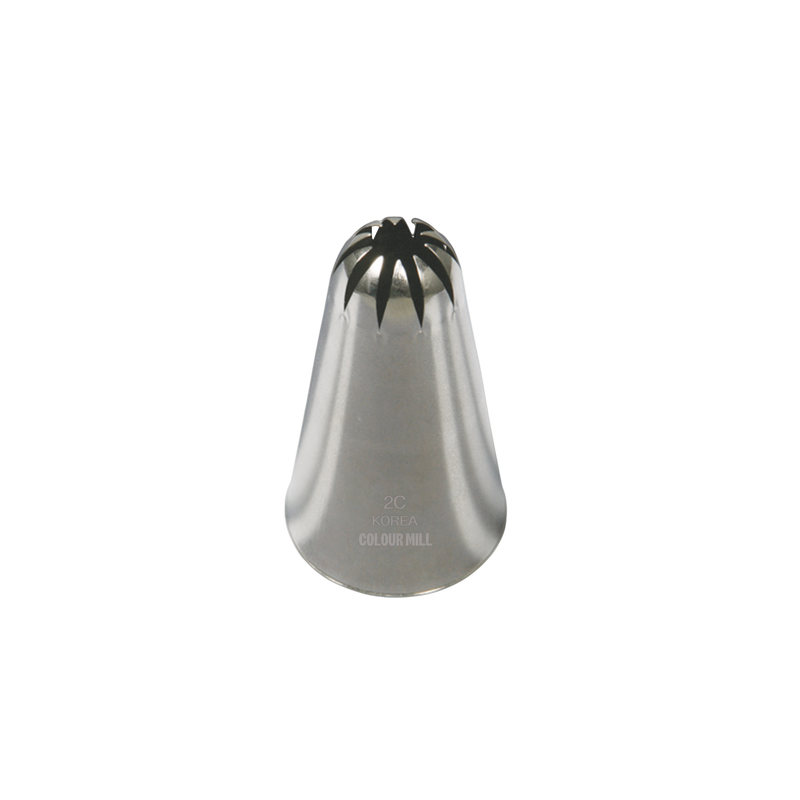 Colour Mill Piping Tip  Drop Flower #2C