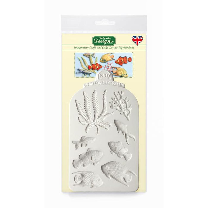 Silicone Mould Fish, Seaweed & Coral