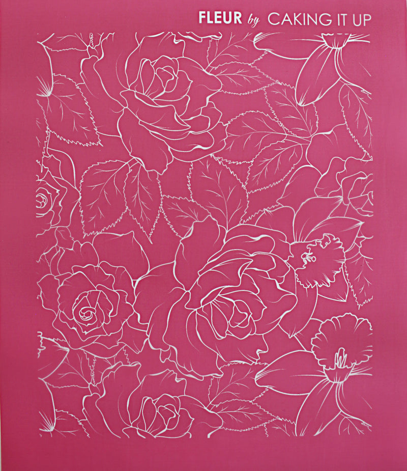 Mesh Stencil Fleur