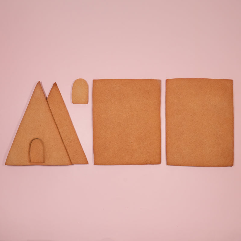 Gingerbread House Kit Modern