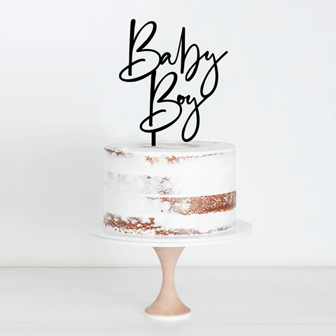 Topper Handwritten Baby Boy