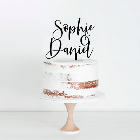 Topper Handwritten Double Name