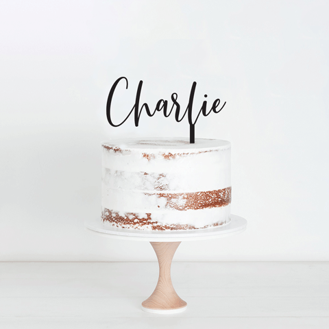 Topper Handwritten Name