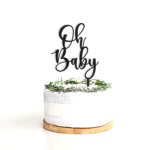 Topper Handwritten Oh Baby 1