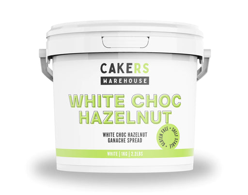 White Choc Hazelnut Ganache Spread 5kg