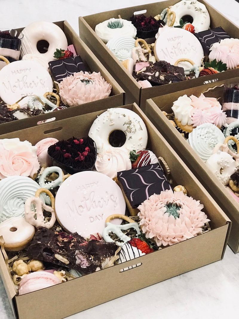 Kraft Biscuit Box 225 x 225 x 60mm