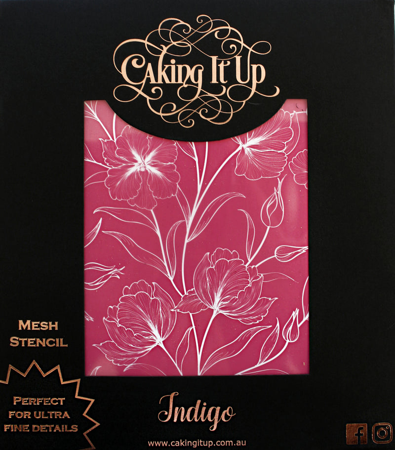 Mesh Stencil Indigo
