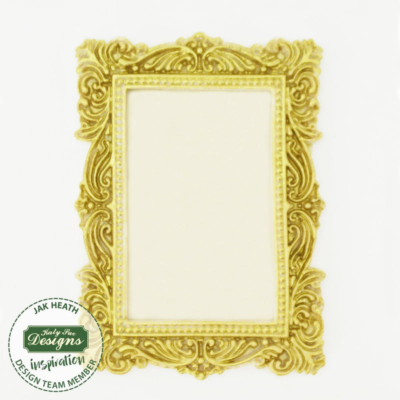 Silicone Mould Vintage Frame Medium