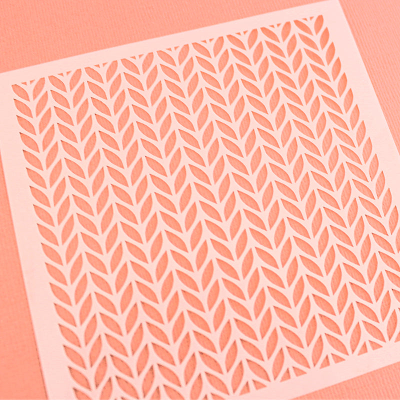 Cookie Stencil Knitted