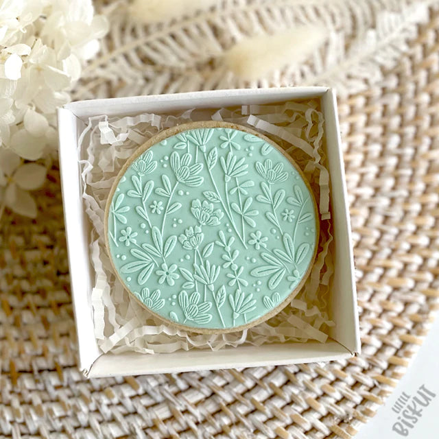 Debosser Pattern Plate 'Little Biskut' Flower
