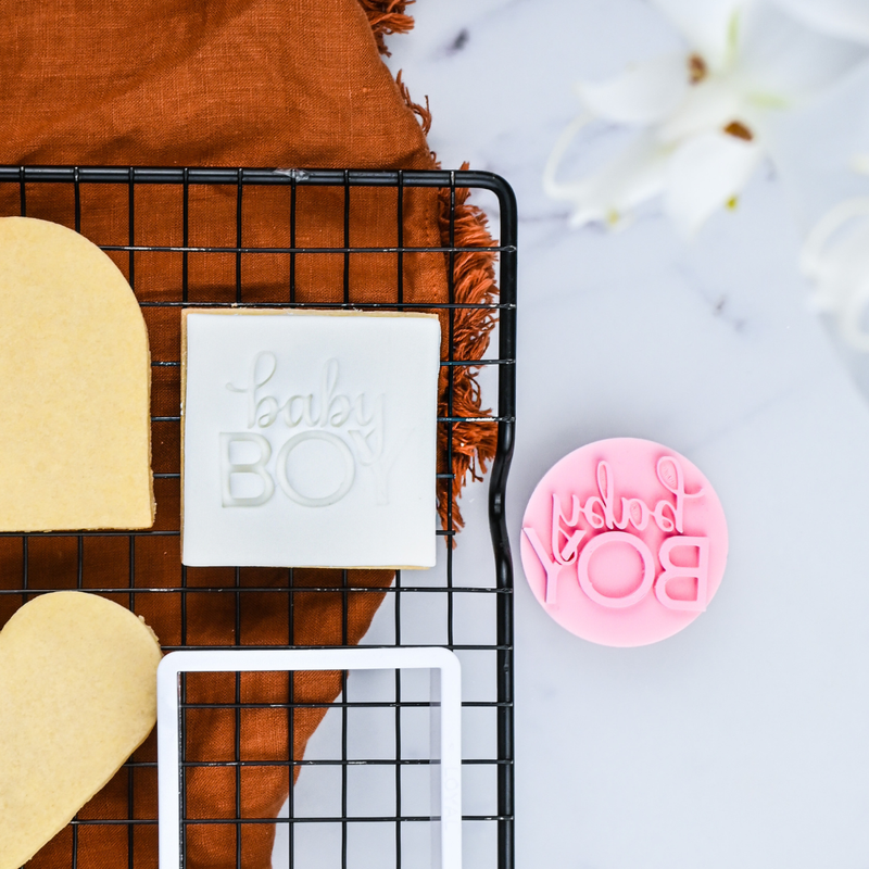 Cookie Embosser Stamp Baby Boy