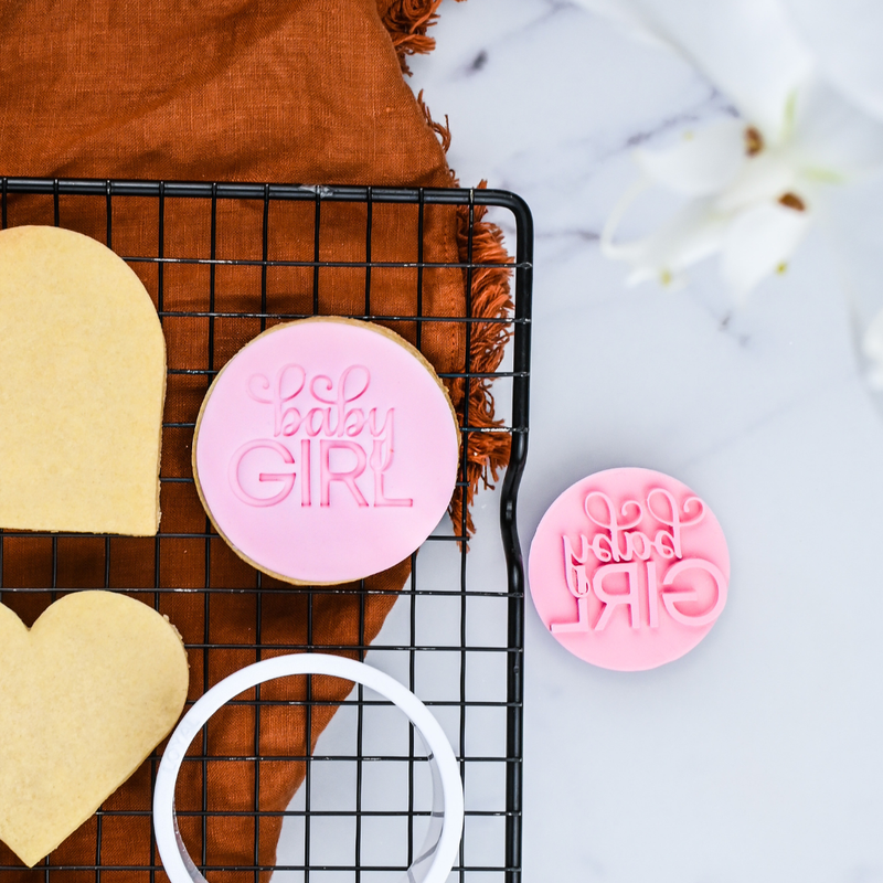 Cookie Embosser Stamp Baby Girl