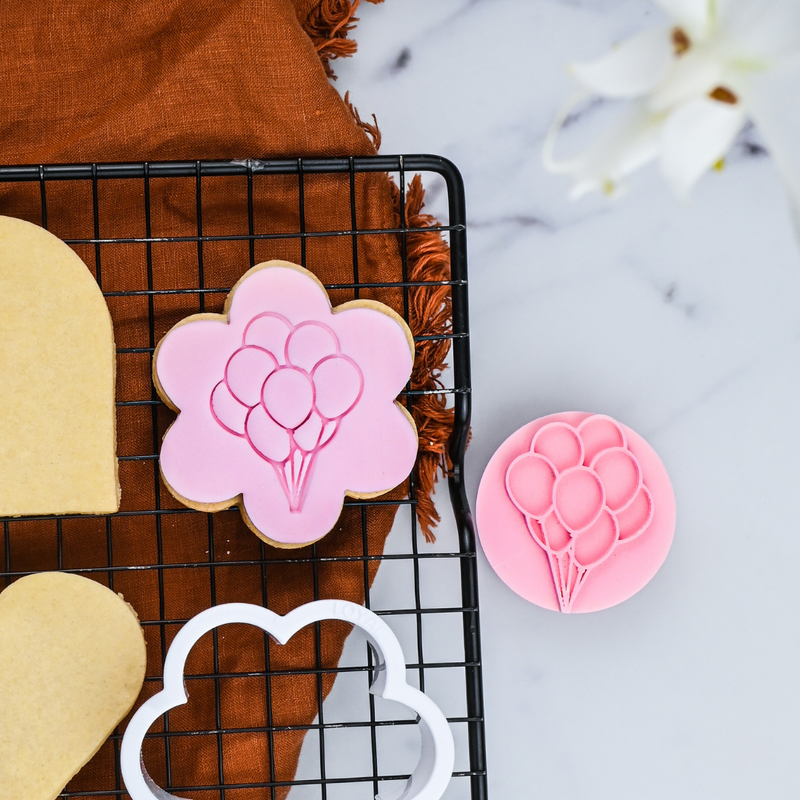 Cookie Embosser Stamp Balloons