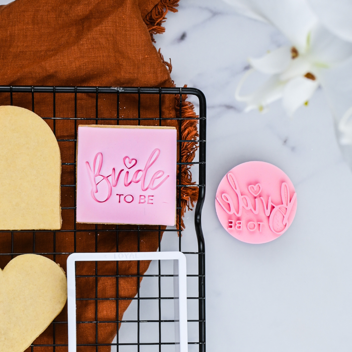 Cookie Embosser Stamp Bride To Be