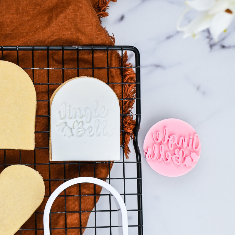 Cookie Embosser Stamp Jingle Bells
