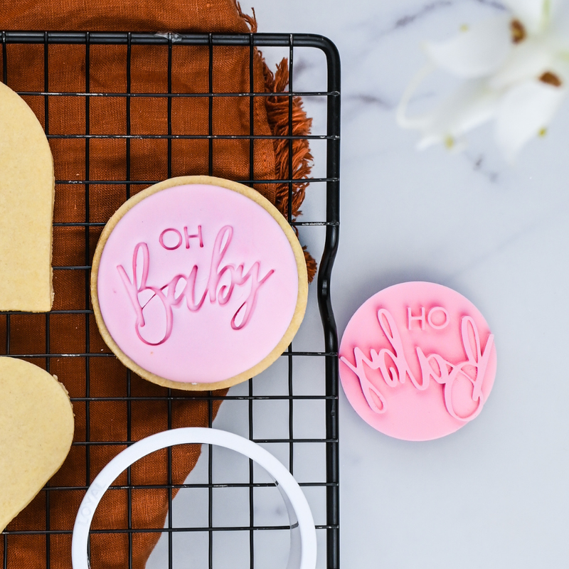 Cookie Embosser Stamp Oh Baby