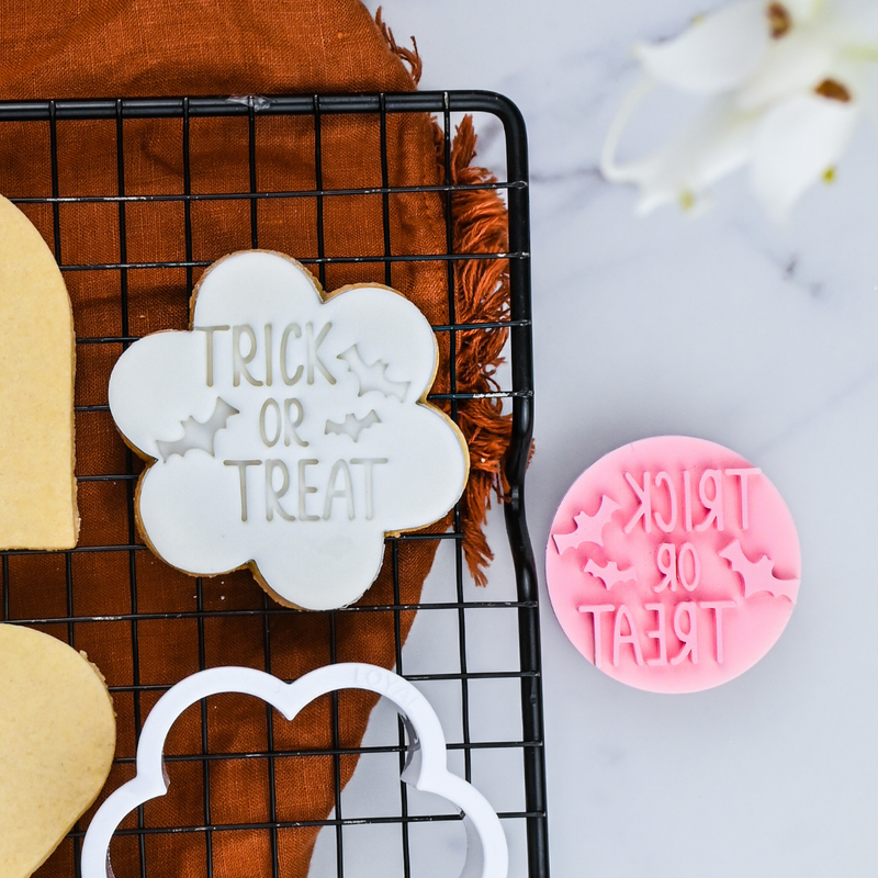 Cookie Embosser Stamp Trick Or Treat