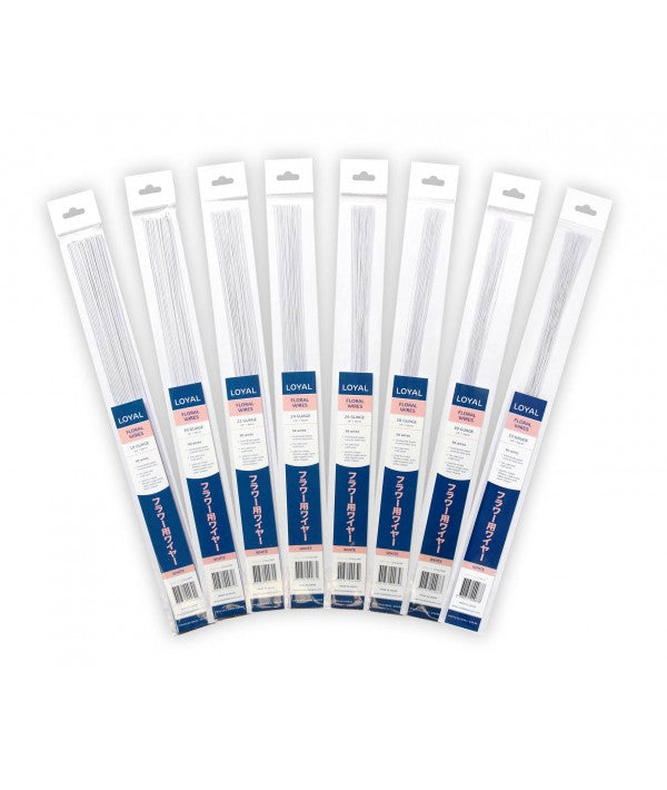 Floral Wire White #22