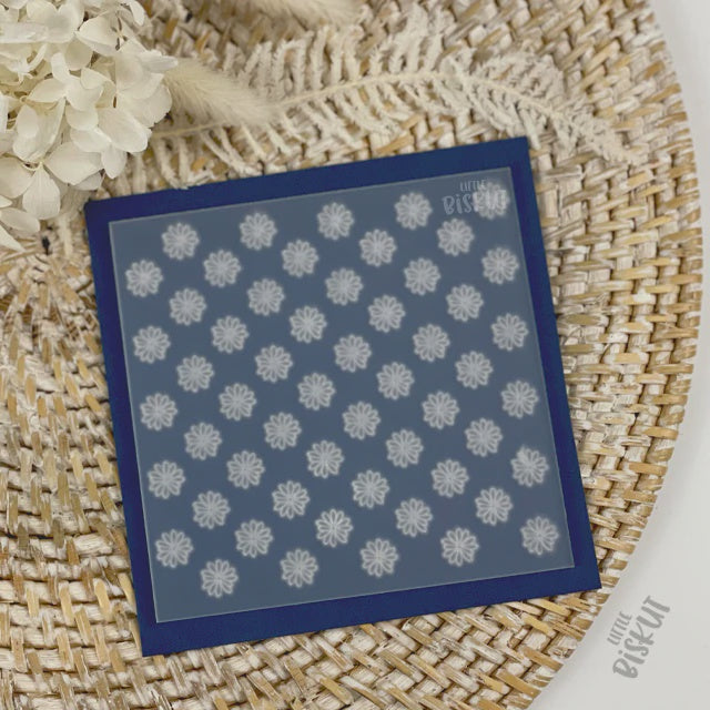Debosser Pattern Plate 'Little Biskut' Daisy