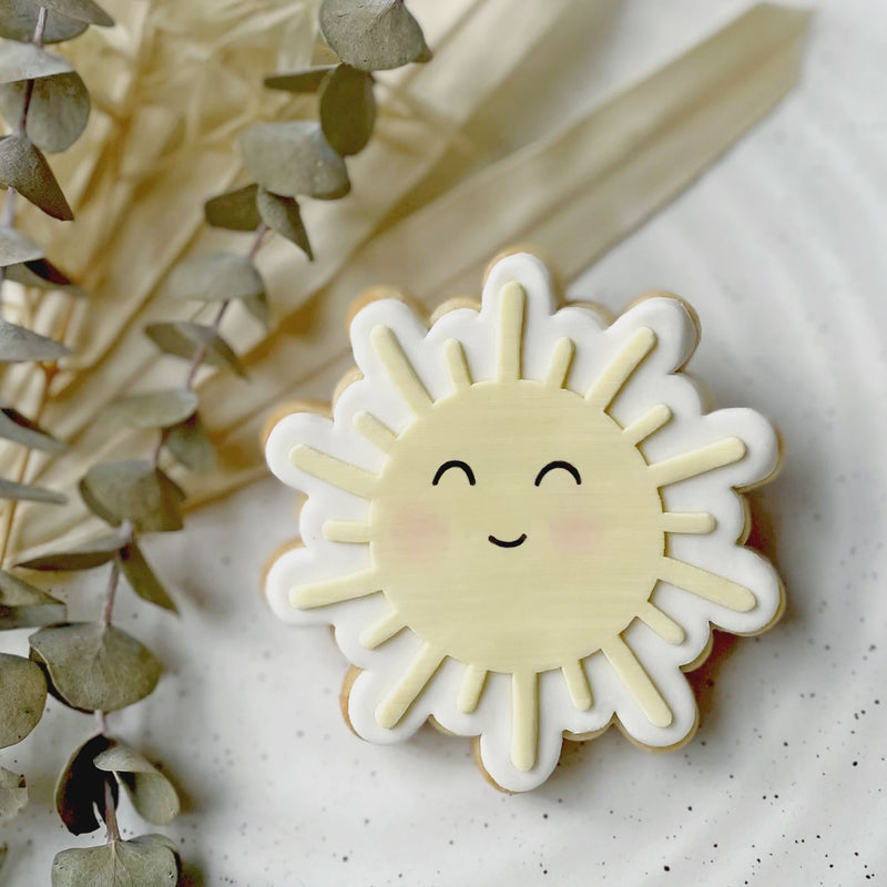 Stamp Debosser With Cutter 'Little Biskut' Sun