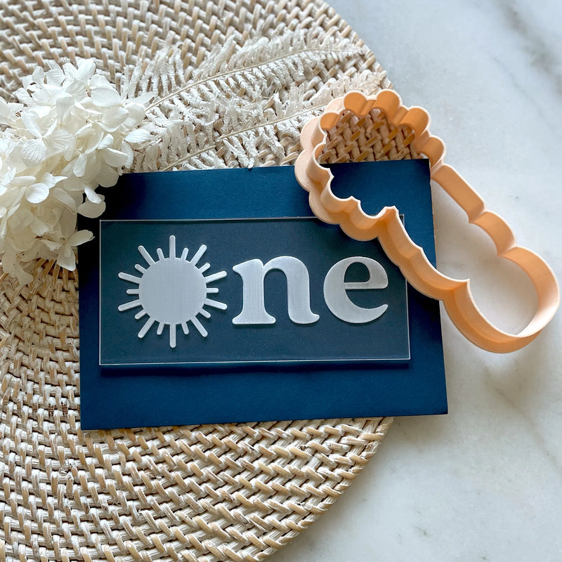 Stamp Debosser With Cutter 'Little Biskut' Sun One