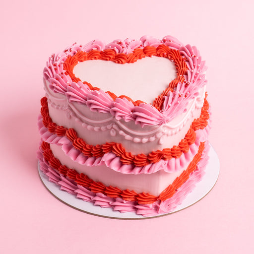 Dressed Cake Lambeth Heart