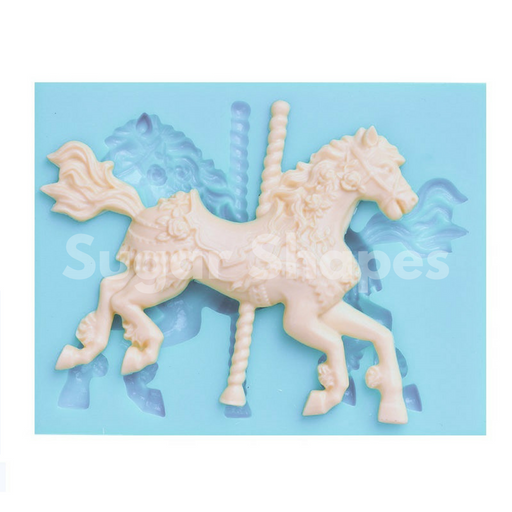 Silicone Mould Merry Go Round Horse