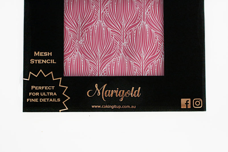 Mesh Stencil Marigold