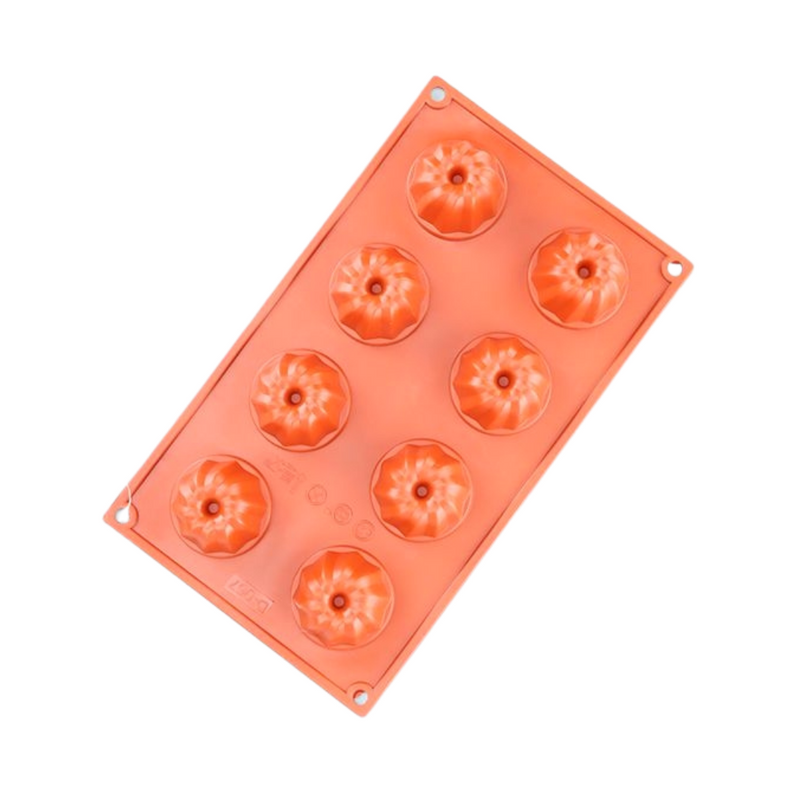 Silicone Mould Mini Bundt 8 Hole
