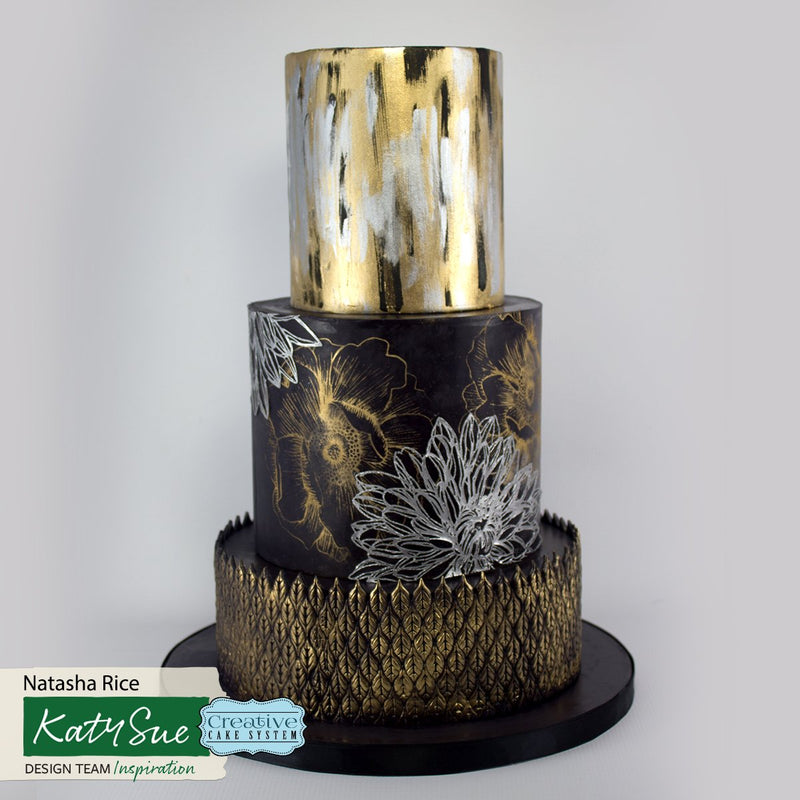 Silicone Mould Seamless Scandi Leaves