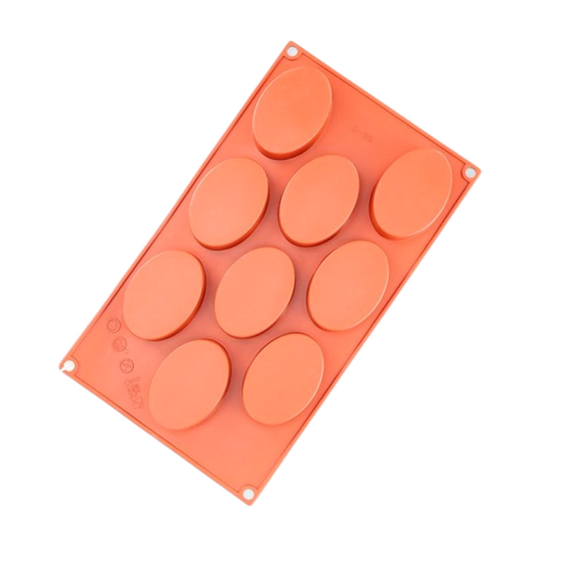 Silicone Mould Oval 9 Hole