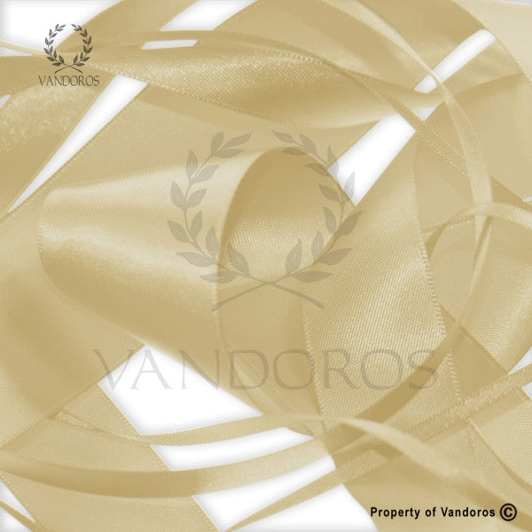 RIBBON POLY SATIN GOLD 38MM