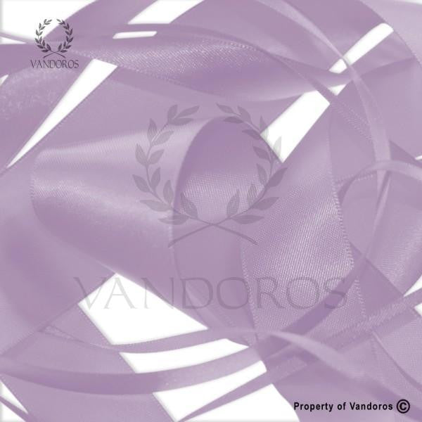 RIBBON POLY SATIN LILAC 10MM
