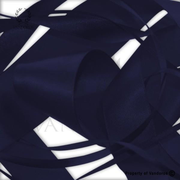 RIBBON POLY SATIN NAVY 38MM