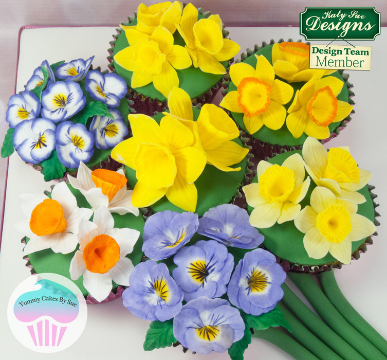 Silicone Mould Pansies