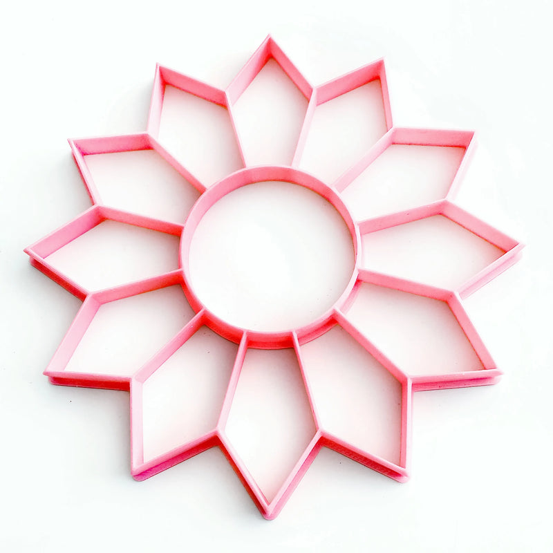 Cookie Cutter 'Bikkie Smalls' Geo Sunflower