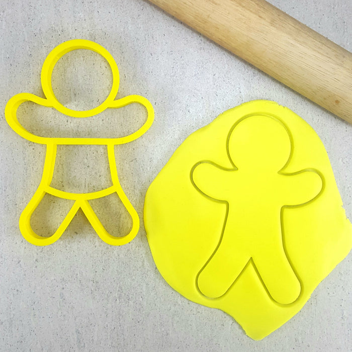 STAMP EMBOSSER WITH CUTTER GINGERBREAD MAN