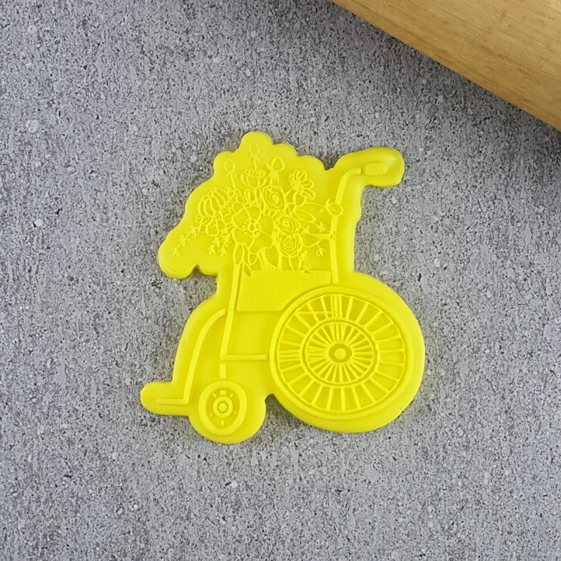 Debosser With Cutter Wheelchair With Flowers *Clearance*