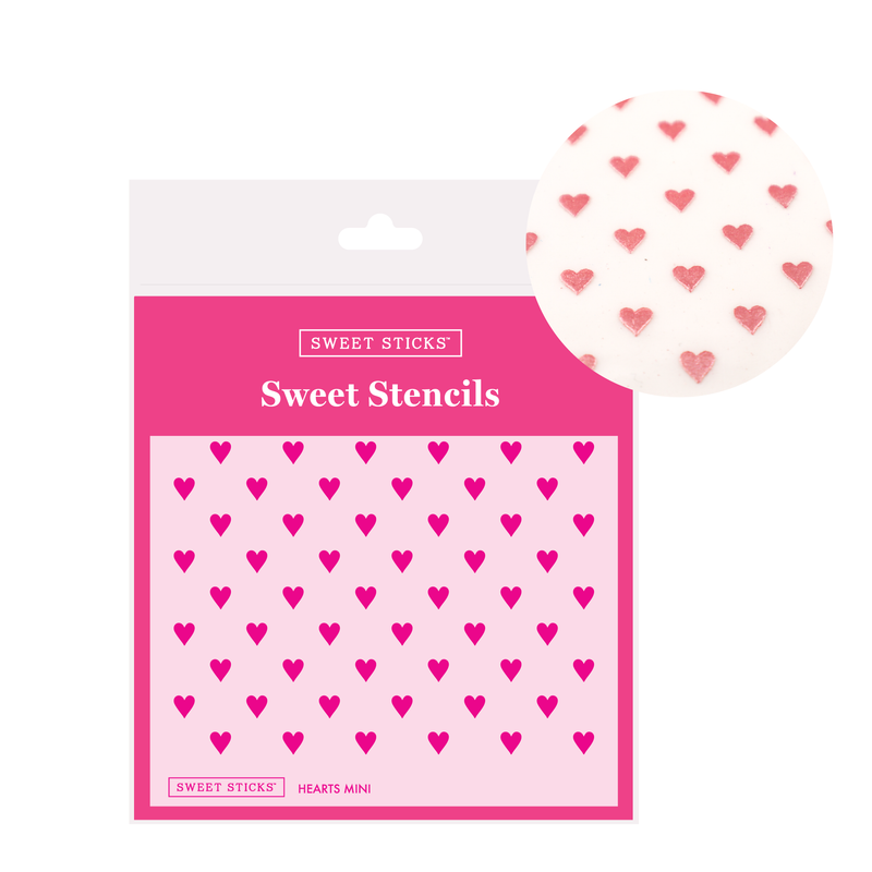 Stencil Hearts Mini