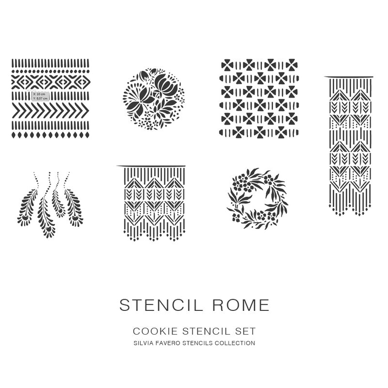 Cookie Stencil Set Rome