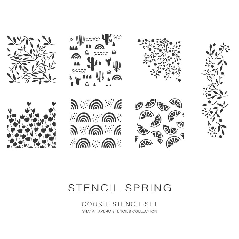 Cookie Stencil Set Spring