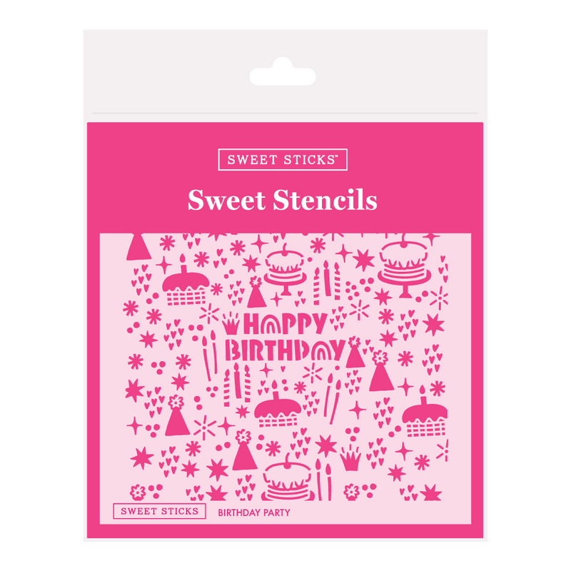 Stencil Birthday Party