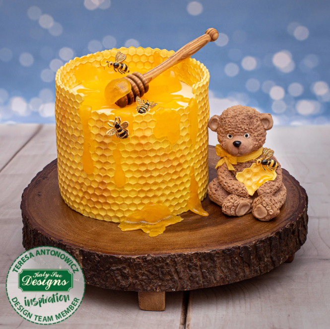 Silicone Mould Continuous Honeycomb & Bees