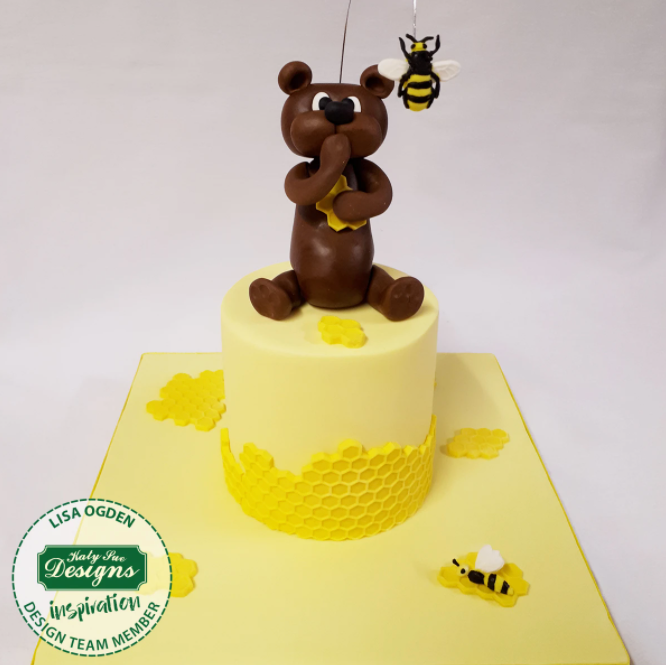 Silicone Mould Continuous Honeycomb & Bees