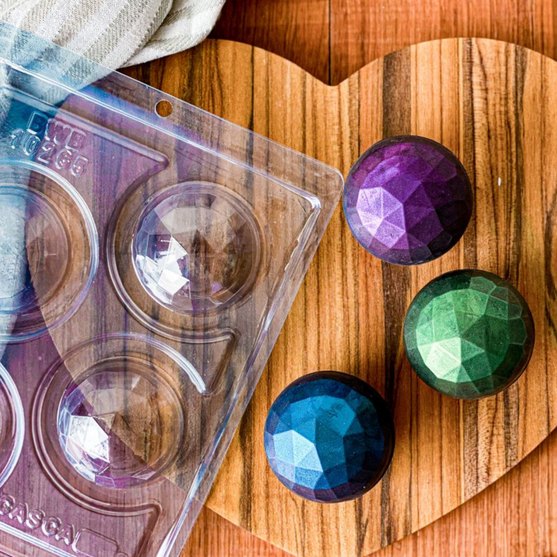 Plastic Mould Geode Sphere 60mm