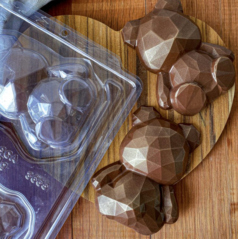 Plastic Mould Geode Bear