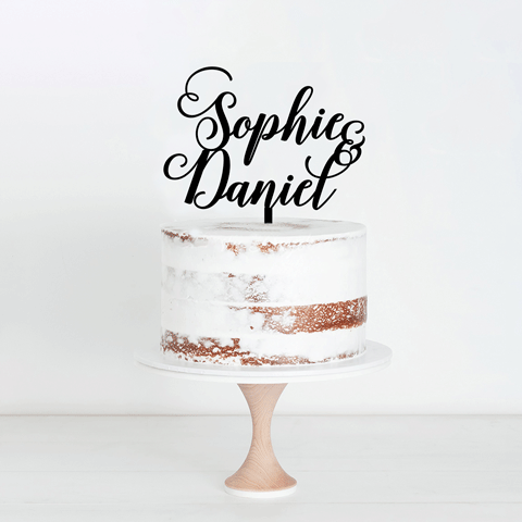 Topper Script Double Name