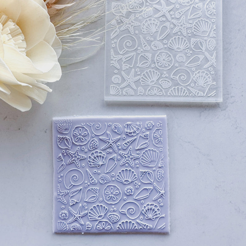 Debosser Pattern Plate Seashore Pattern