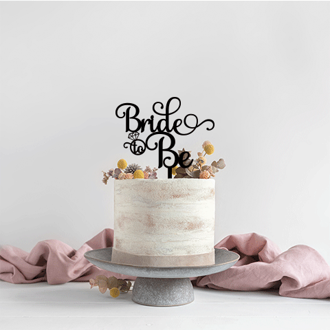 Topper Storybook Bride To Be With Ring