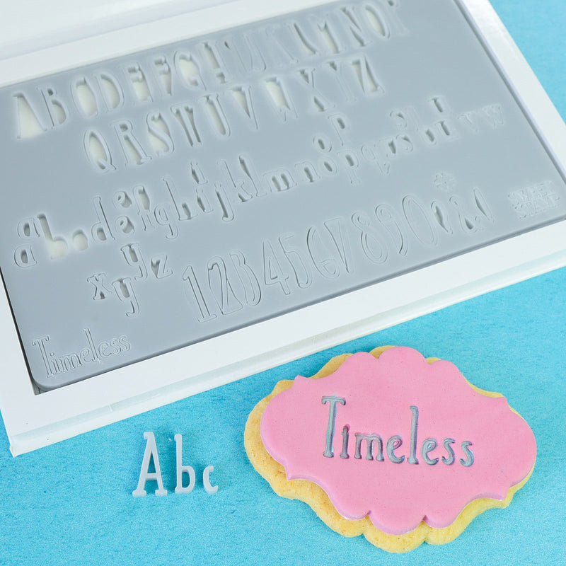 Stamp Set Timeless Upper, Lower & Number